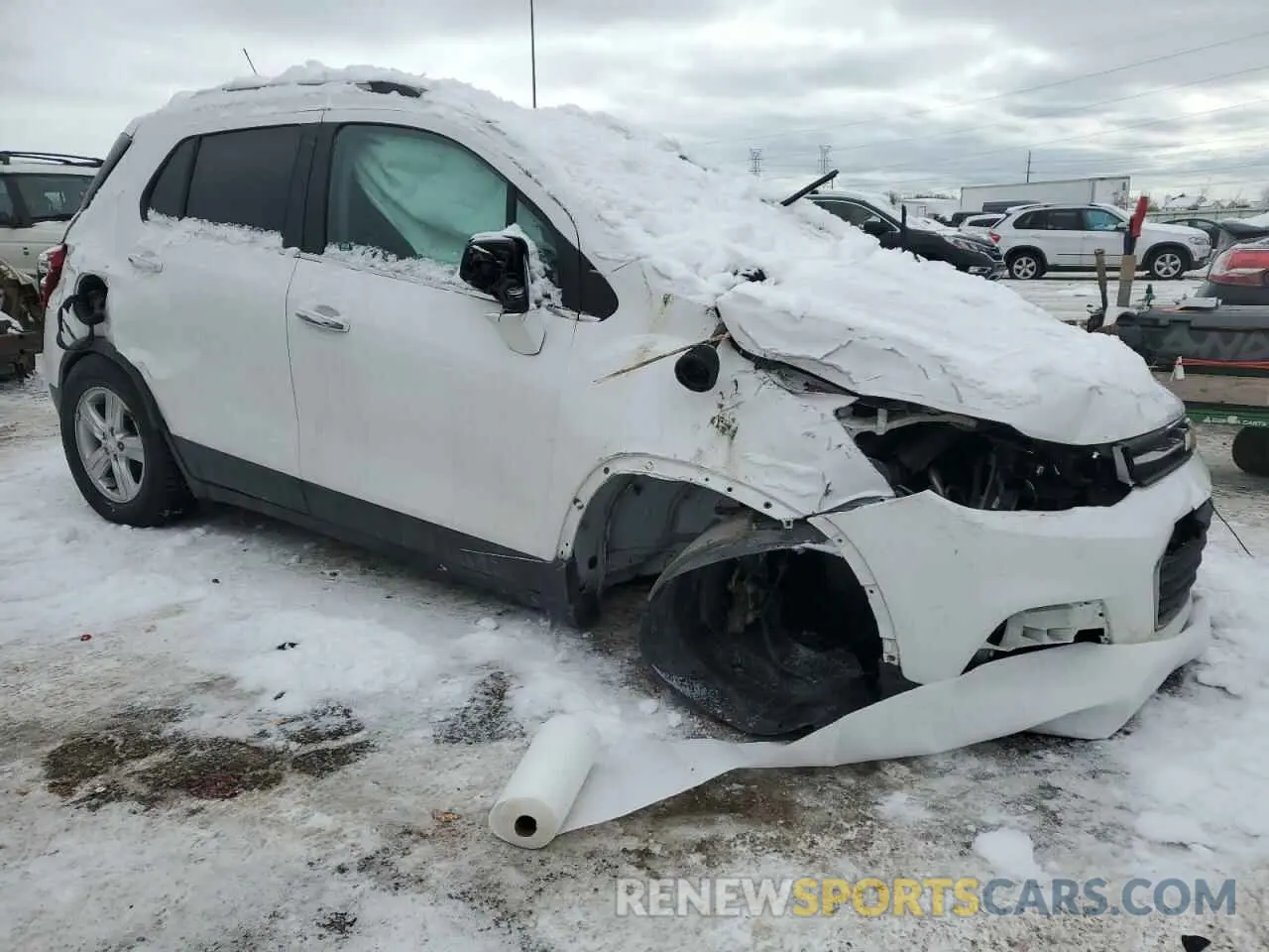 4 Photograph of a damaged car 3GNCJLSB0KL175680 CHEVROLET TRAX 2019