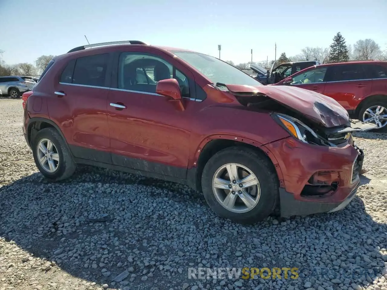 4 Photograph of a damaged car 3GNCJLSB0KL245954 CHEVROLET TRAX 2019