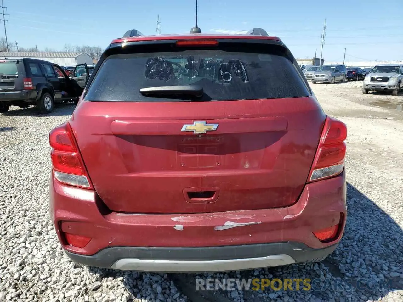 6 Photograph of a damaged car 3GNCJLSB0KL245954 CHEVROLET TRAX 2019