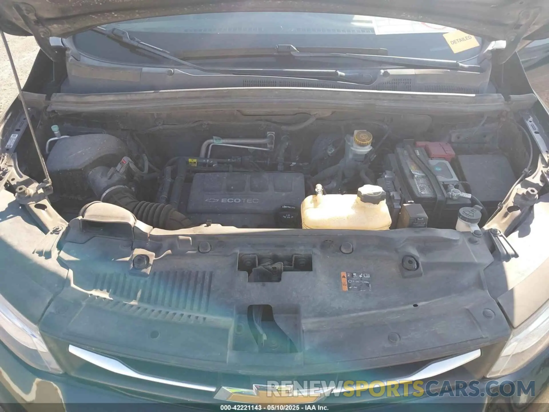10 Photograph of a damaged car 3GNCJLSB0KL372560 CHEVROLET TRAX 2019
