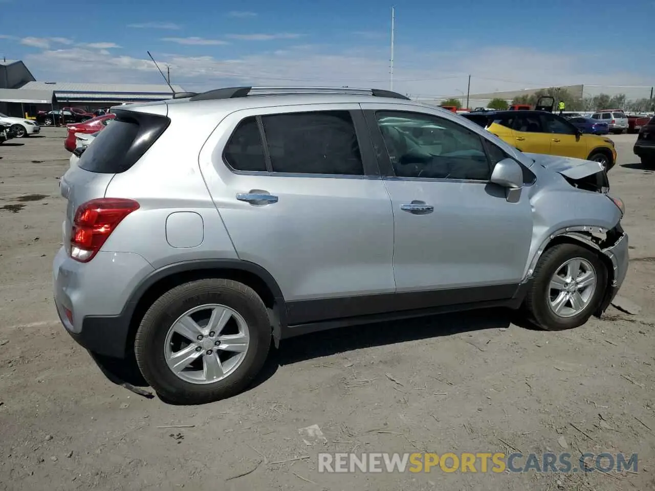 3 Photograph of a damaged car 3GNCJLSB2KL228234 CHEVROLET TRAX 2019