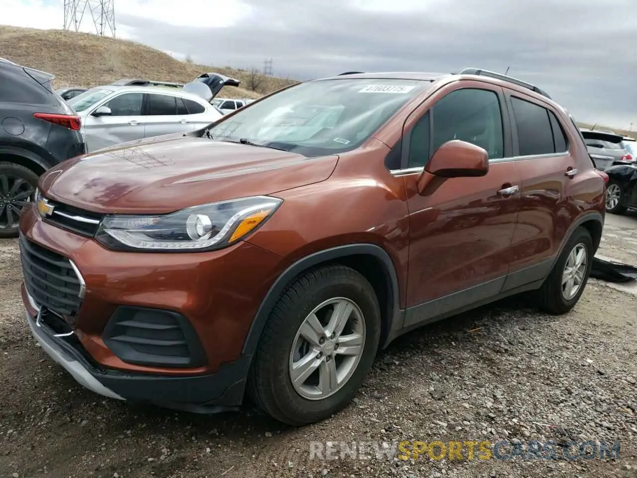 1 Photograph of a damaged car 3GNCJLSB2KL264070 CHEVROLET TRAX 2019