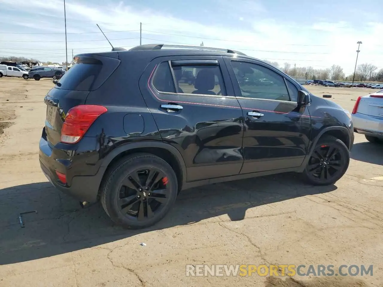 3 Photograph of a damaged car 3GNCJLSB2KL377355 CHEVROLET TRAX 2019