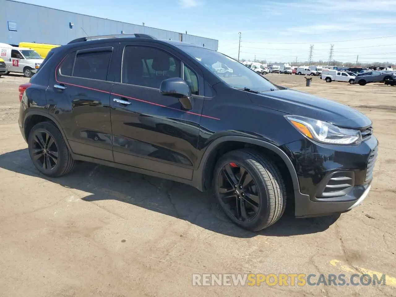 4 Photograph of a damaged car 3GNCJLSB2KL377355 CHEVROLET TRAX 2019