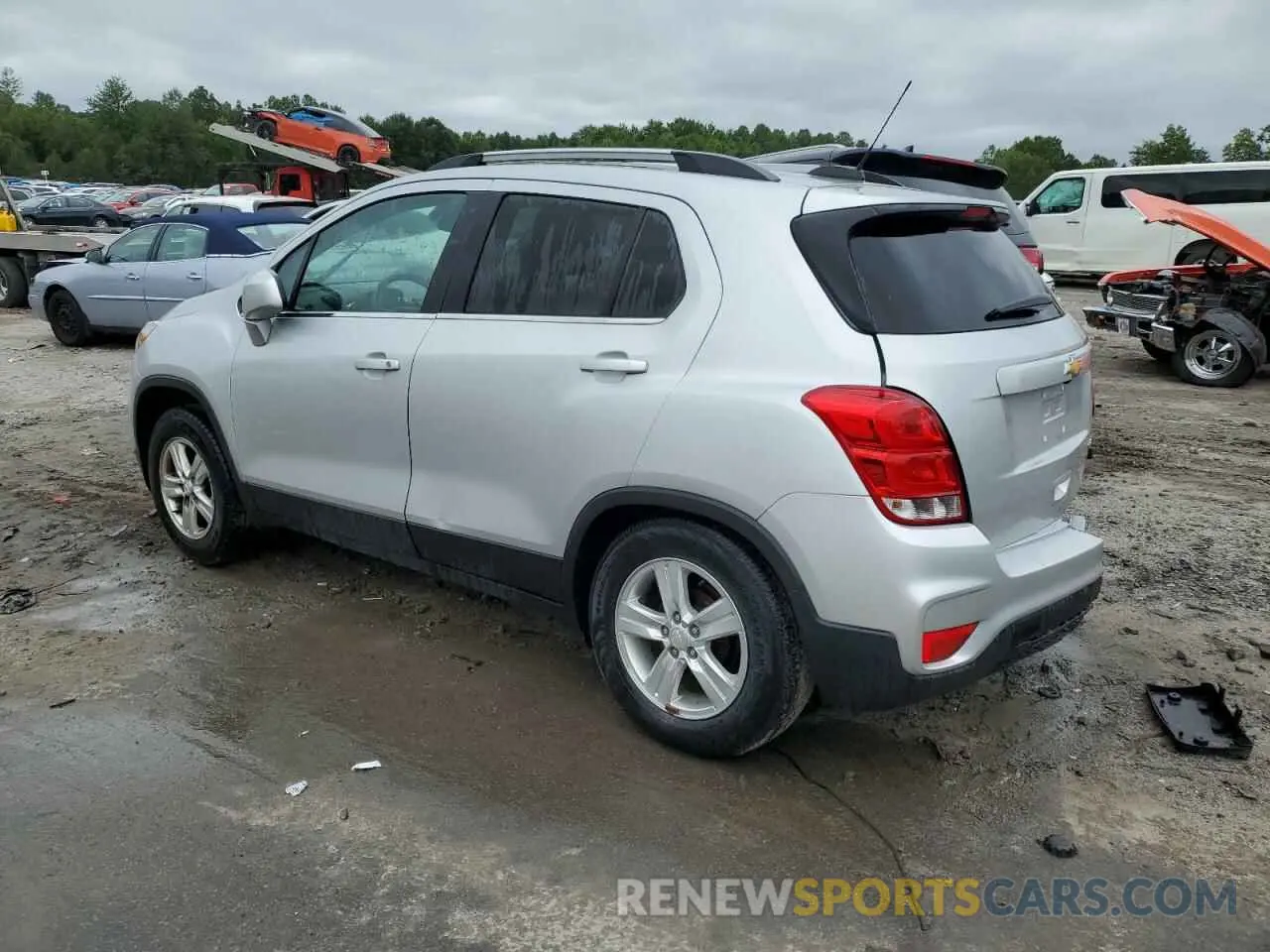 2 Photograph of a damaged car 3GNCJLSB3KL280326 CHEVROLET TRAX 2019