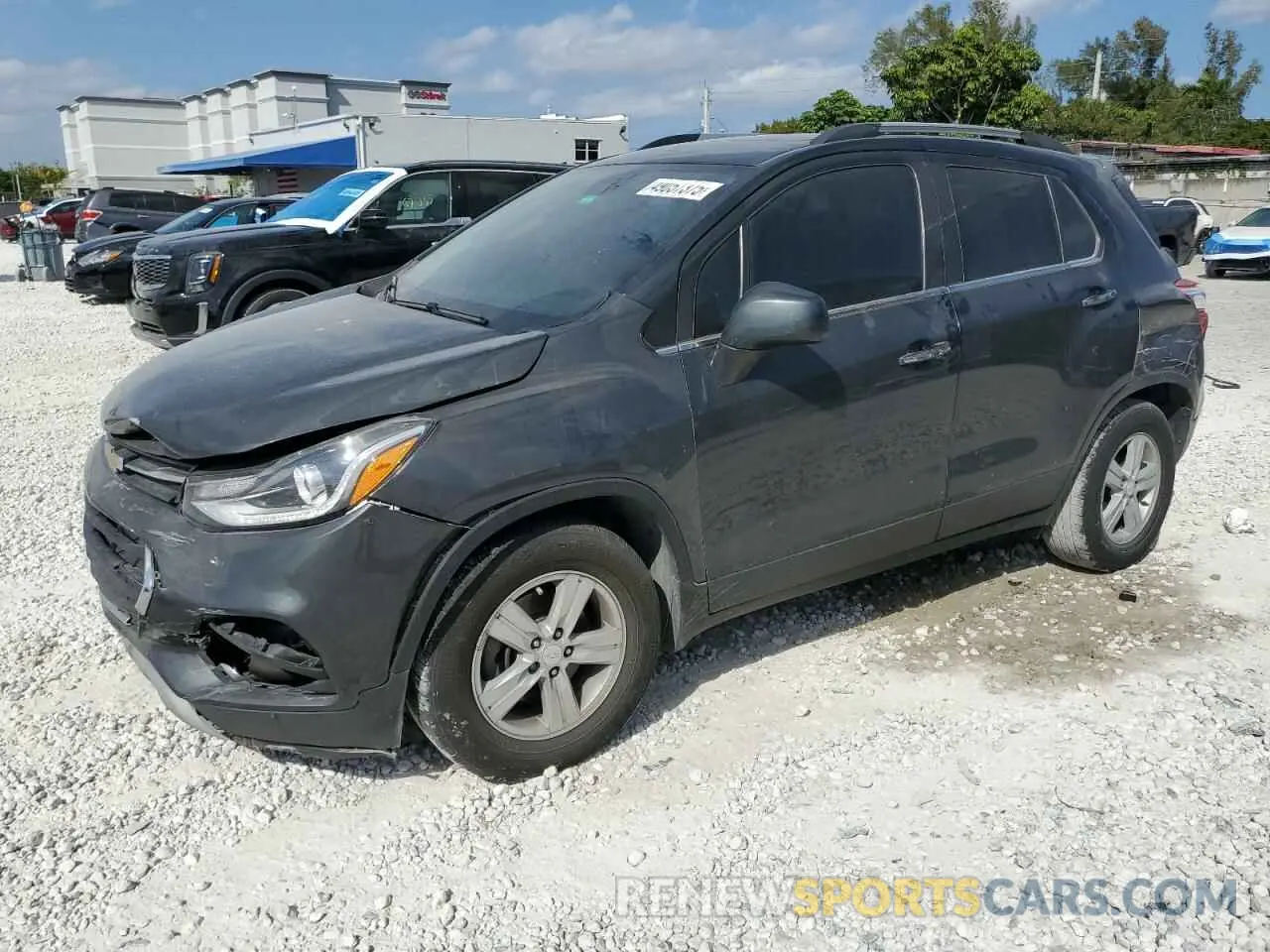 1 Photograph of a damaged car 3GNCJLSB3KL326303 CHEVROLET TRAX 2019