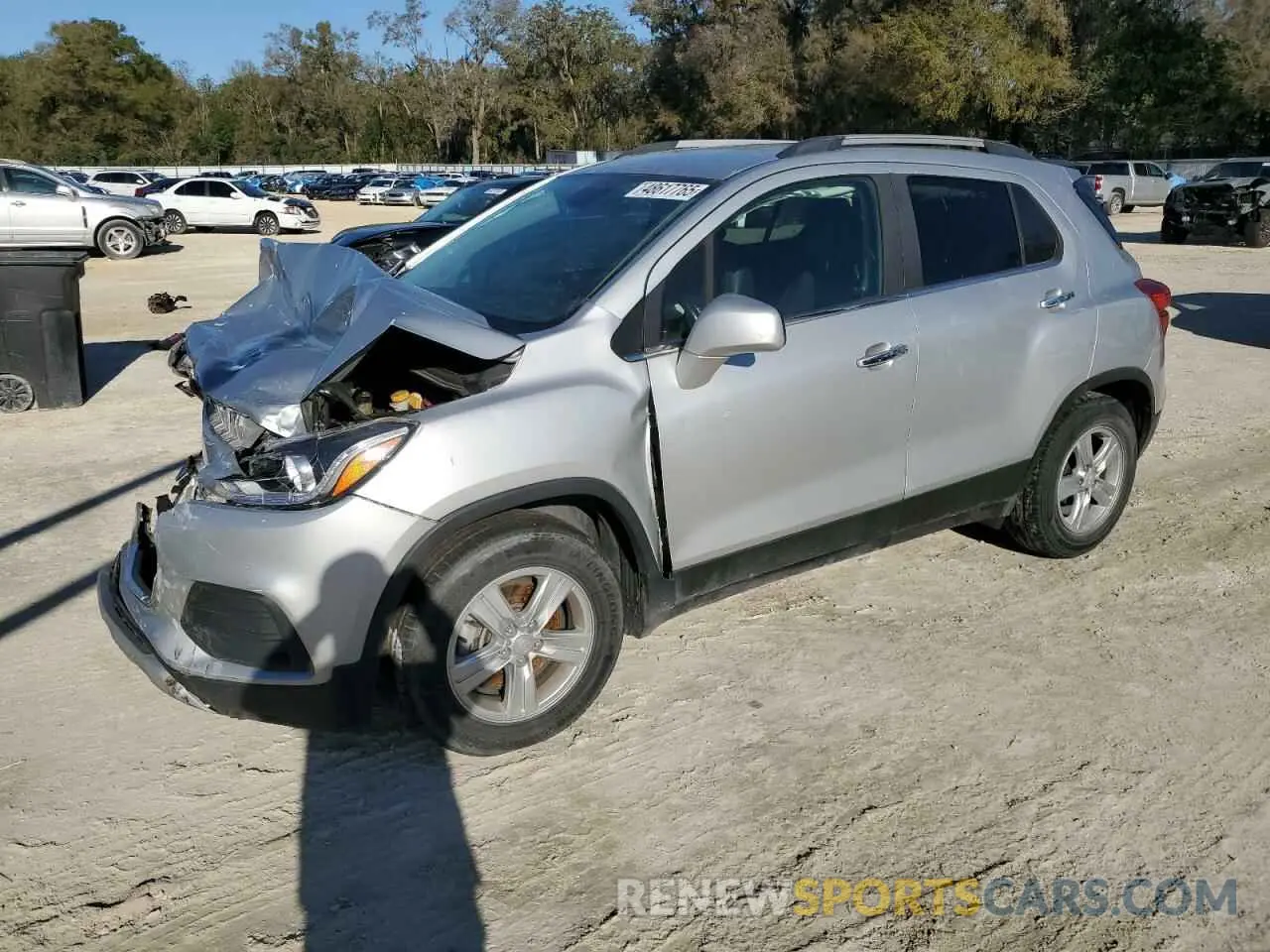 1 Photograph of a damaged car 3GNCJLSB3KL392463 CHEVROLET TRAX 2019