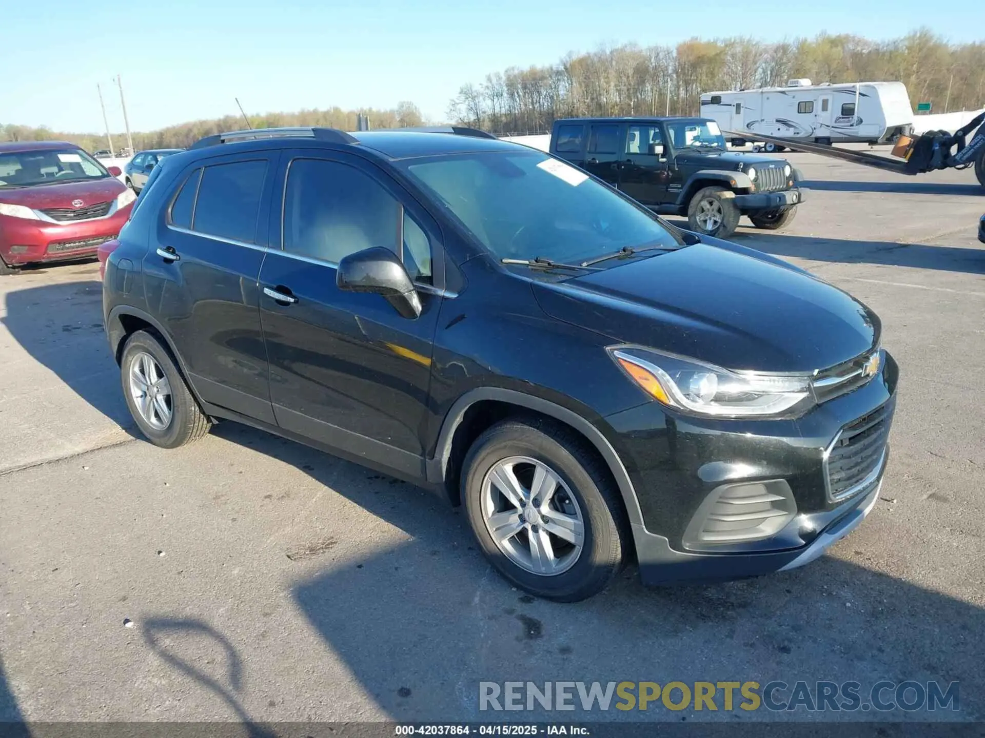 1 Photograph of a damaged car 3GNCJLSB4KL171129 CHEVROLET TRAX 2019