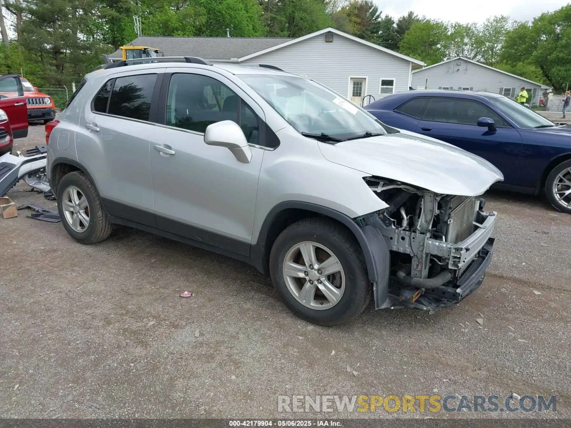 1 Photograph of a damaged car 3GNCJLSB4KL256651 CHEVROLET TRAX 2019