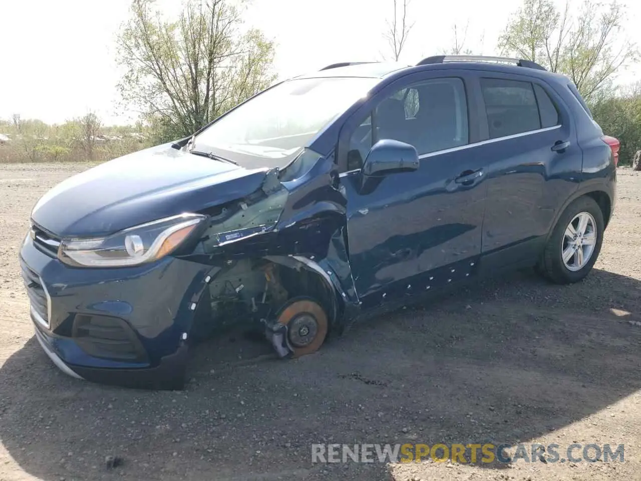 1 Photograph of a damaged car 3GNCJLSB4KL330800 CHEVROLET TRAX 2019