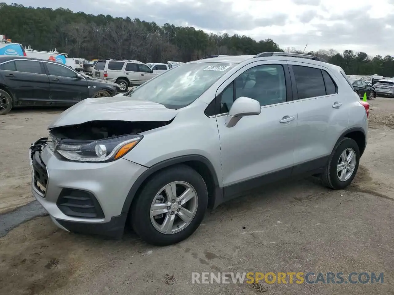 1 Photograph of a damaged car 3GNCJLSB5KL305596 CHEVROLET TRAX 2019