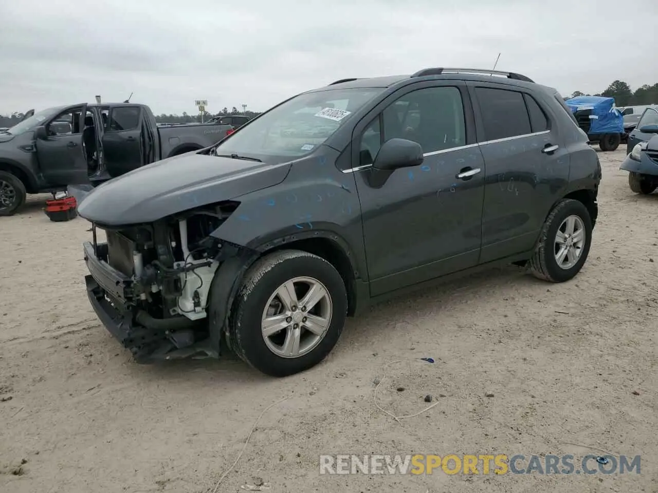 1 Photograph of a damaged car 3GNCJLSB6KL150735 CHEVROLET TRAX 2019