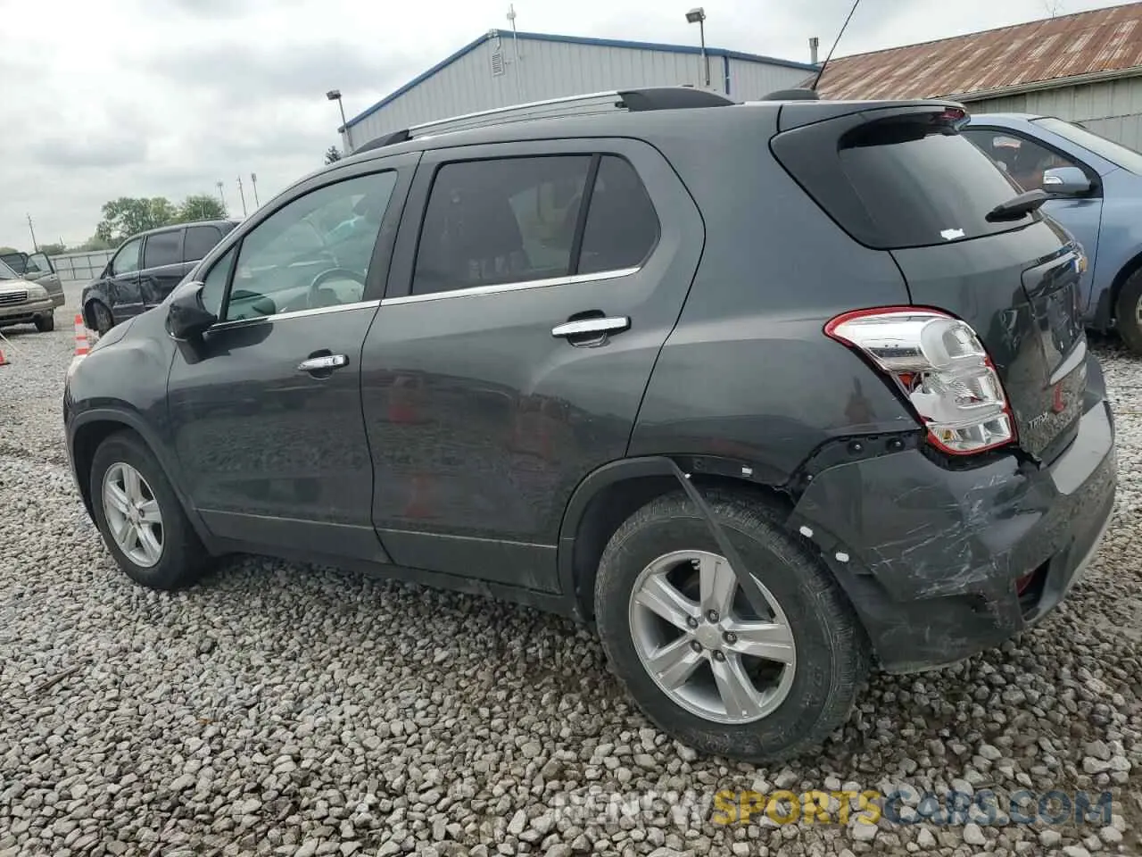 2 Photograph of a damaged car 3GNCJLSB6KL388214 CHEVROLET TRAX 2019