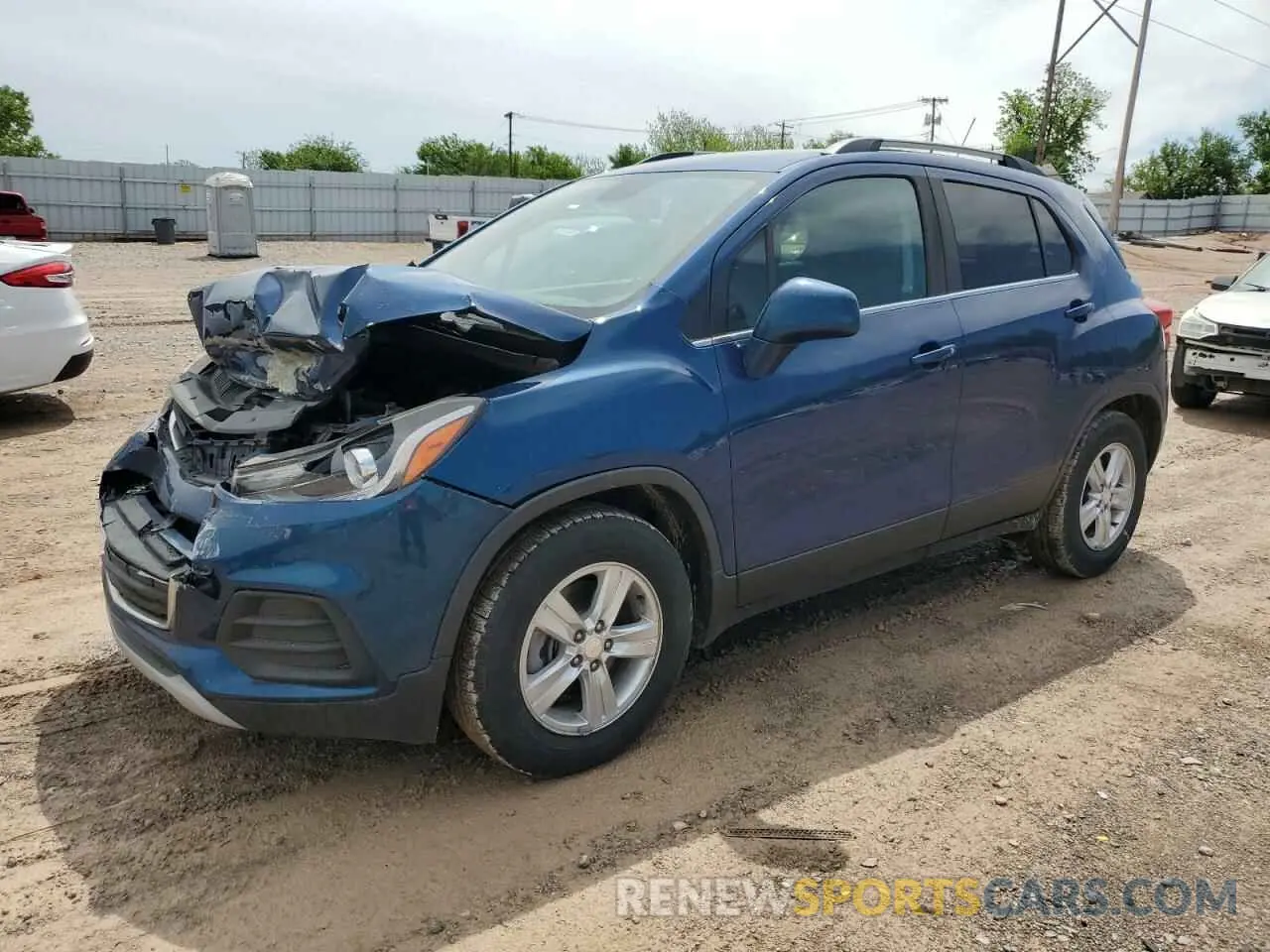 1 Photograph of a damaged car 3GNCJLSB8KL294240 CHEVROLET TRAX 2019