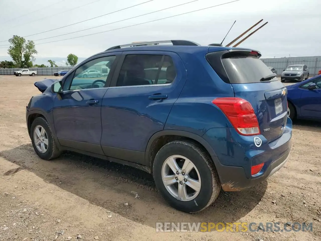 2 Photograph of a damaged car 3GNCJLSB8KL294240 CHEVROLET TRAX 2019