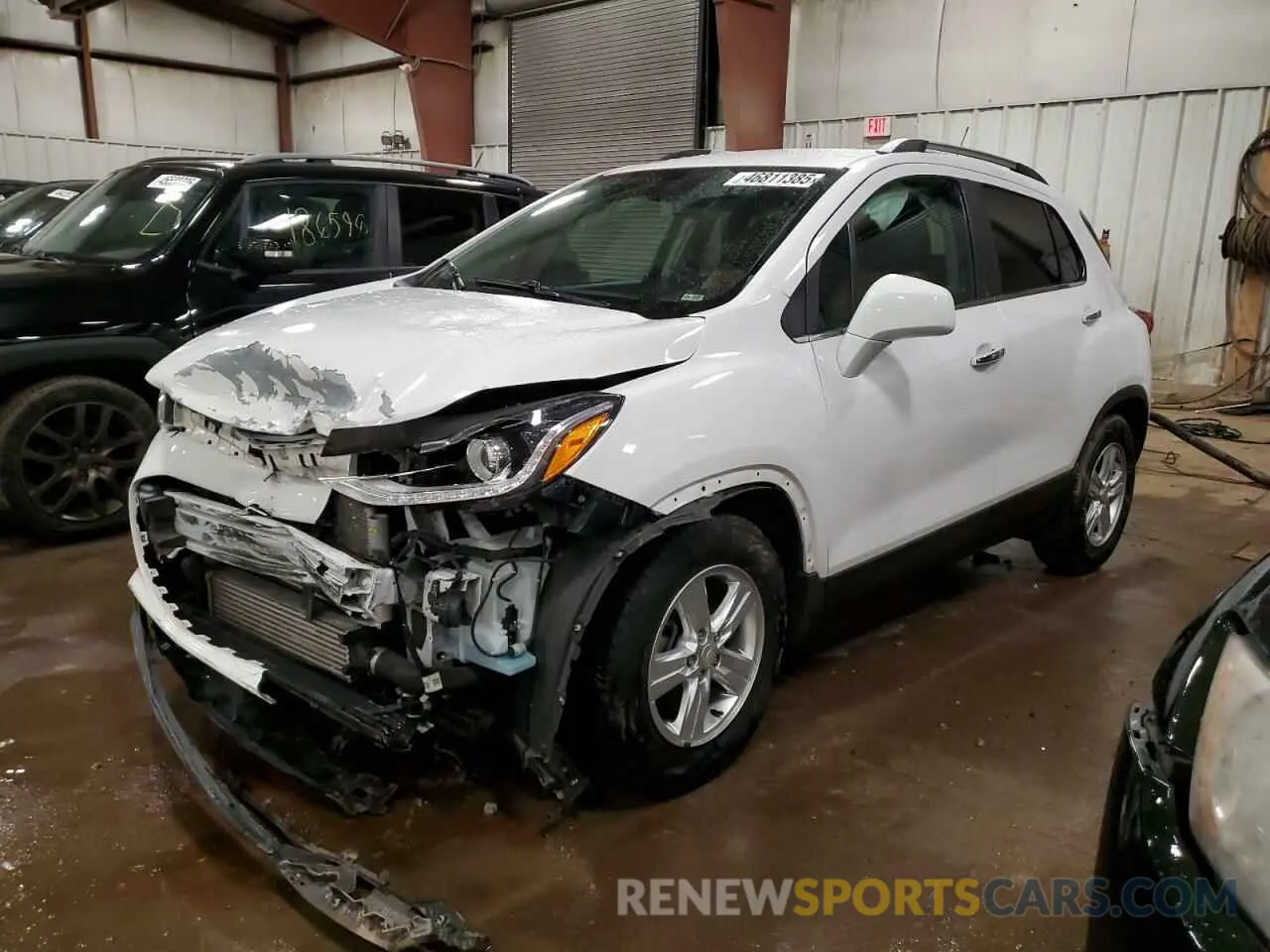 1 Photograph of a damaged car 3GNCJLSB9KL354400 CHEVROLET TRAX 2019