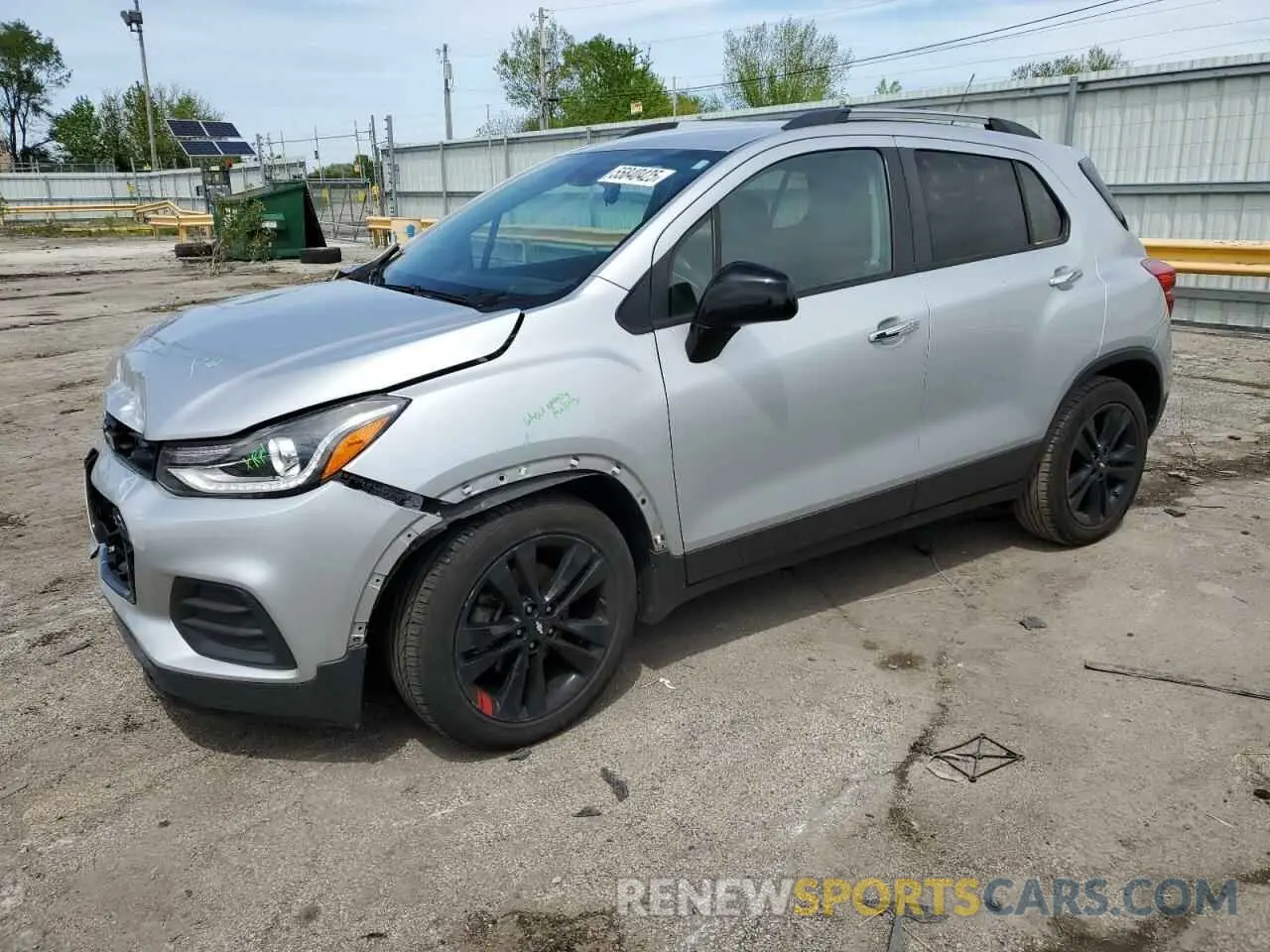 1 Photograph of a damaged car 3GNCJLSBXKL381637 CHEVROLET TRAX 2019
