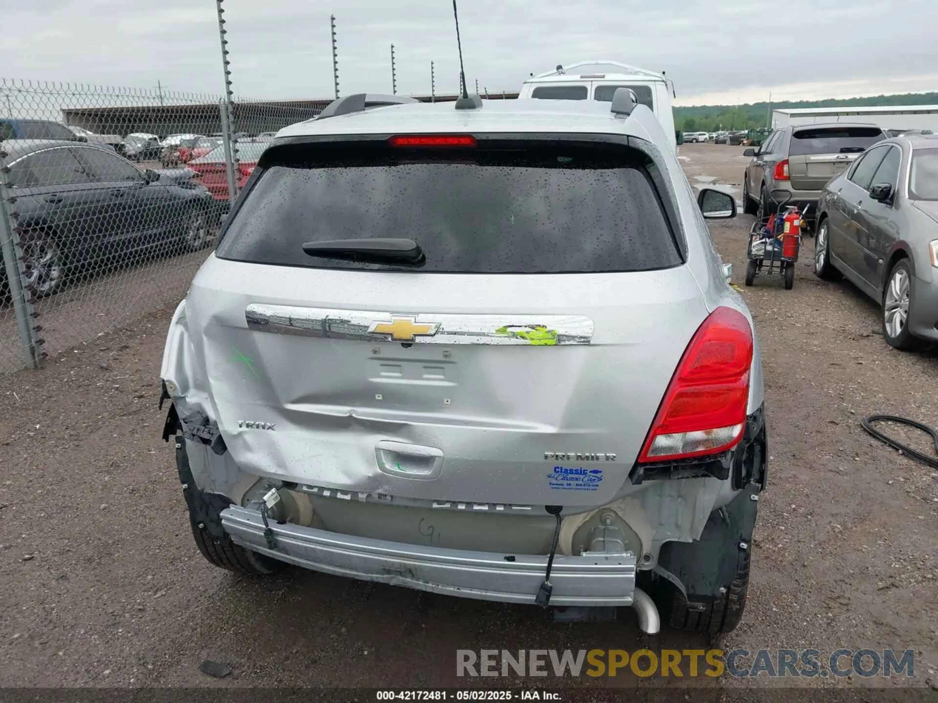 16 Photograph of a damaged car 3GNCJMSB7KL405558 CHEVROLET TRAX 2019