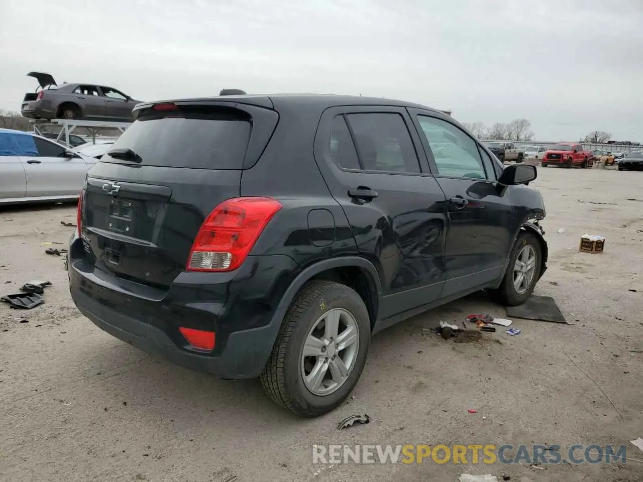 3 Photograph of a damaged car 3GNCJNSB0KL228762 CHEVROLET TRAX 2019