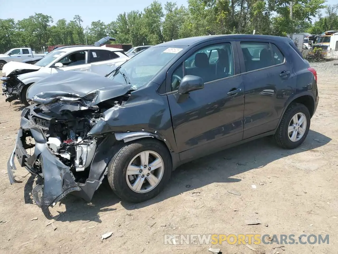 1 Photograph of a damaged car 3GNCJNSB4KL179470 CHEVROLET TRAX 2019