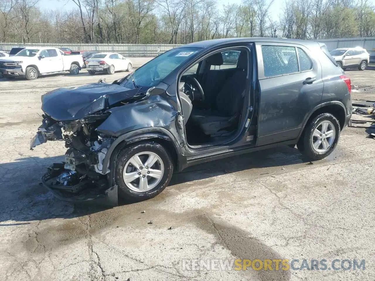 1 Photograph of a damaged car 3GNCJNSBXKL316606 CHEVROLET TRAX 2019