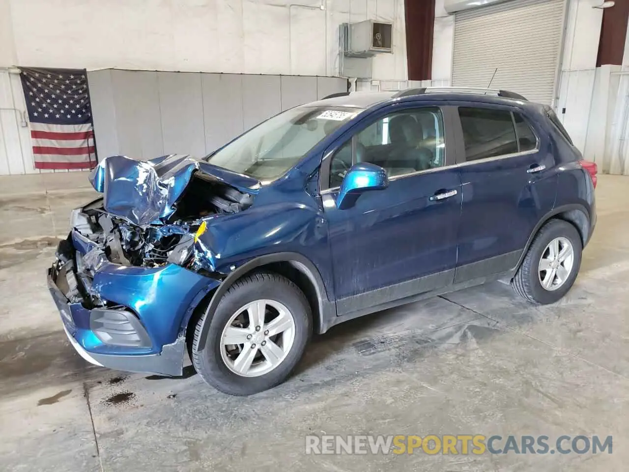 1 Photograph of a damaged car 3GNCJPSB0KL382691 CHEVROLET TRAX 2019
