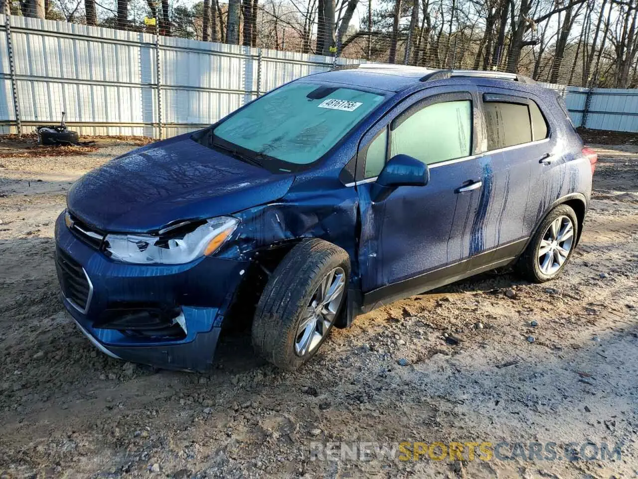 1 Photograph of a damaged car 3GNCJPSB1KL382604 CHEVROLET TRAX 2019