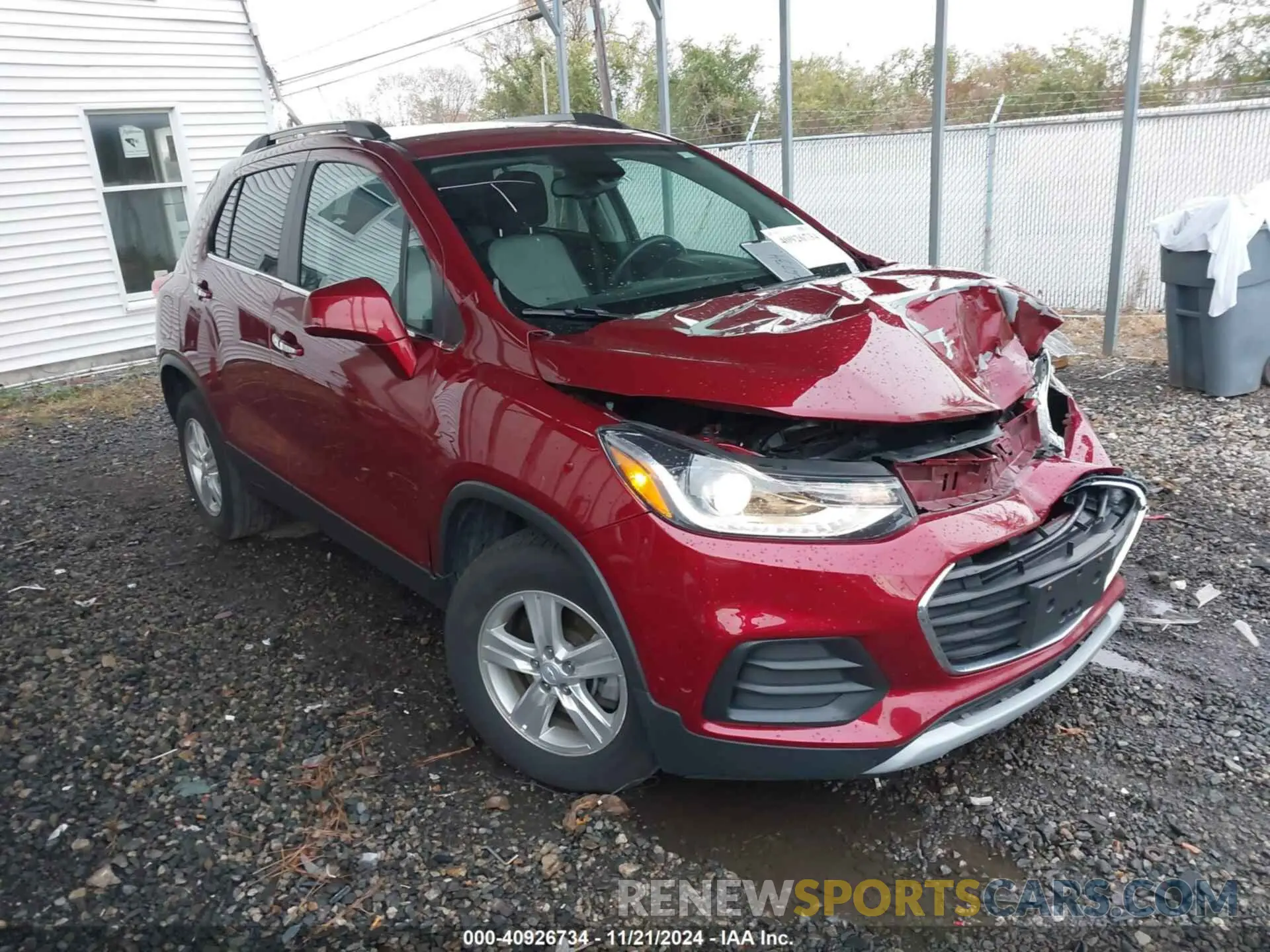 1 Photograph of a damaged car 3GNCJPSB2KL175848 CHEVROLET TRAX 2019