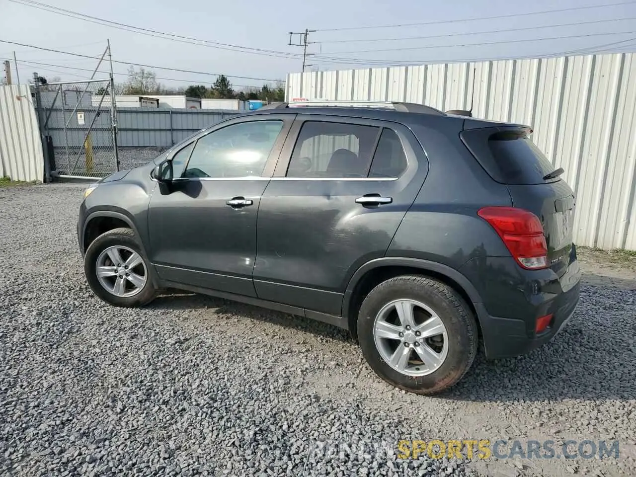 2 Photograph of a damaged car 3GNCJPSB3KL233322 CHEVROLET TRAX 2019