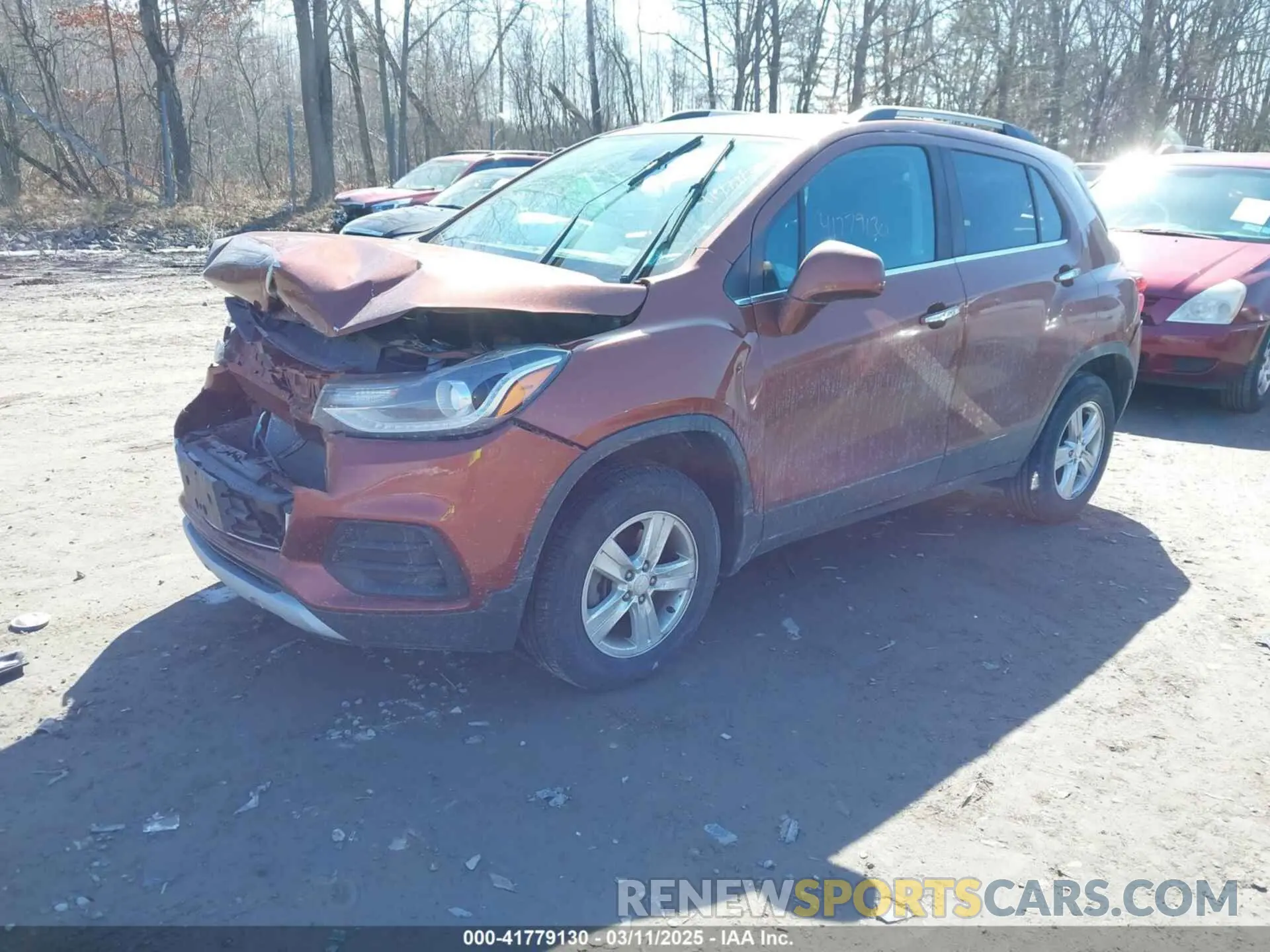 2 Photograph of a damaged car 3GNCJPSB3KL249665 CHEVROLET TRAX 2019