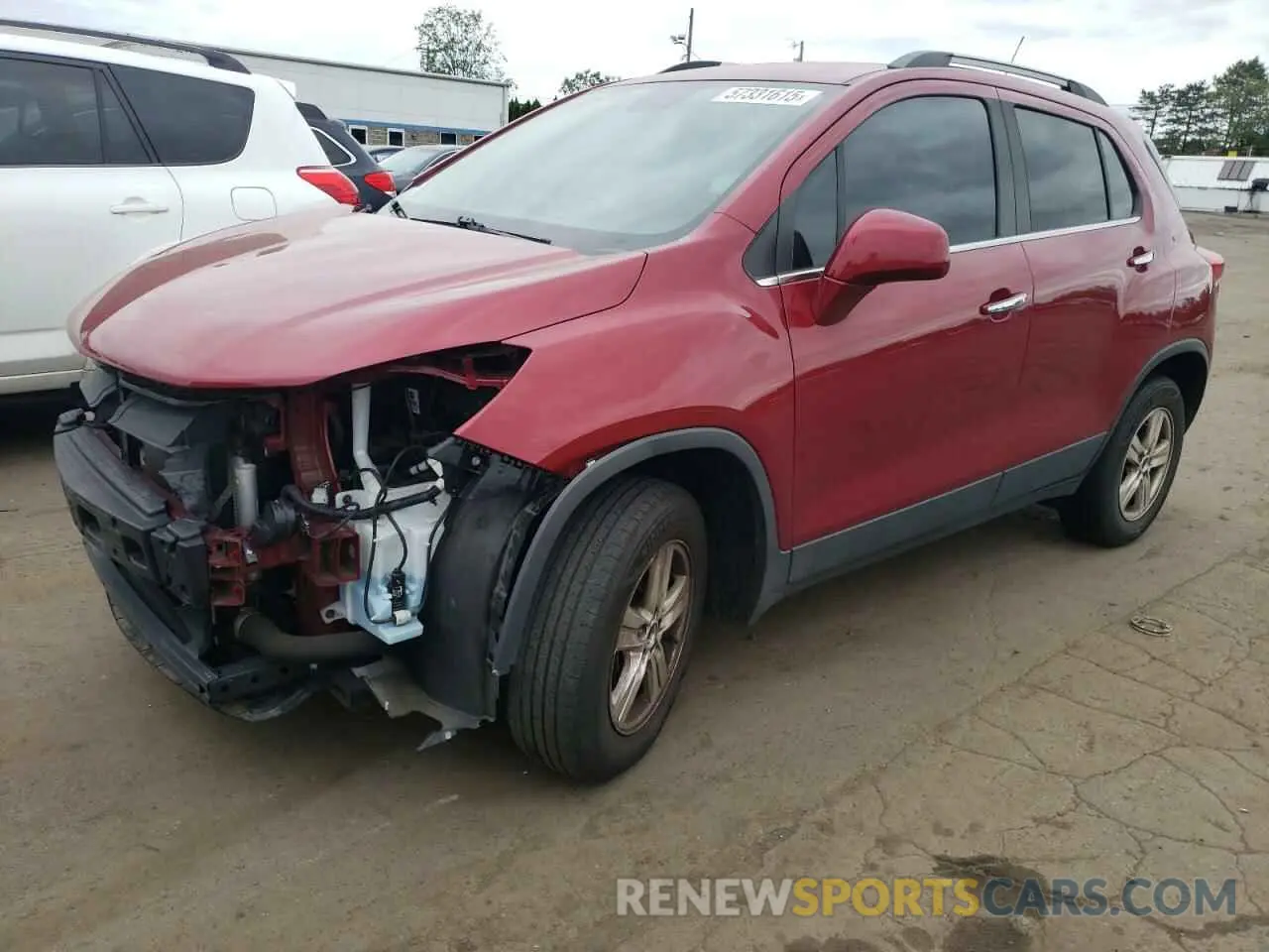 1 Photograph of a damaged car 3GNCJPSB3KL385715 CHEVROLET TRAX 2019