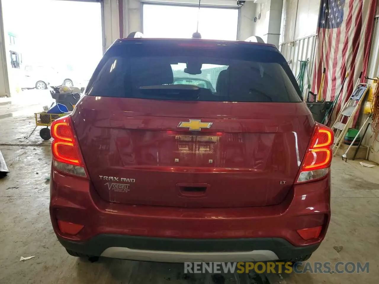 6 Photograph of a damaged car 3GNCJPSB5KL112064 CHEVROLET TRAX 2019