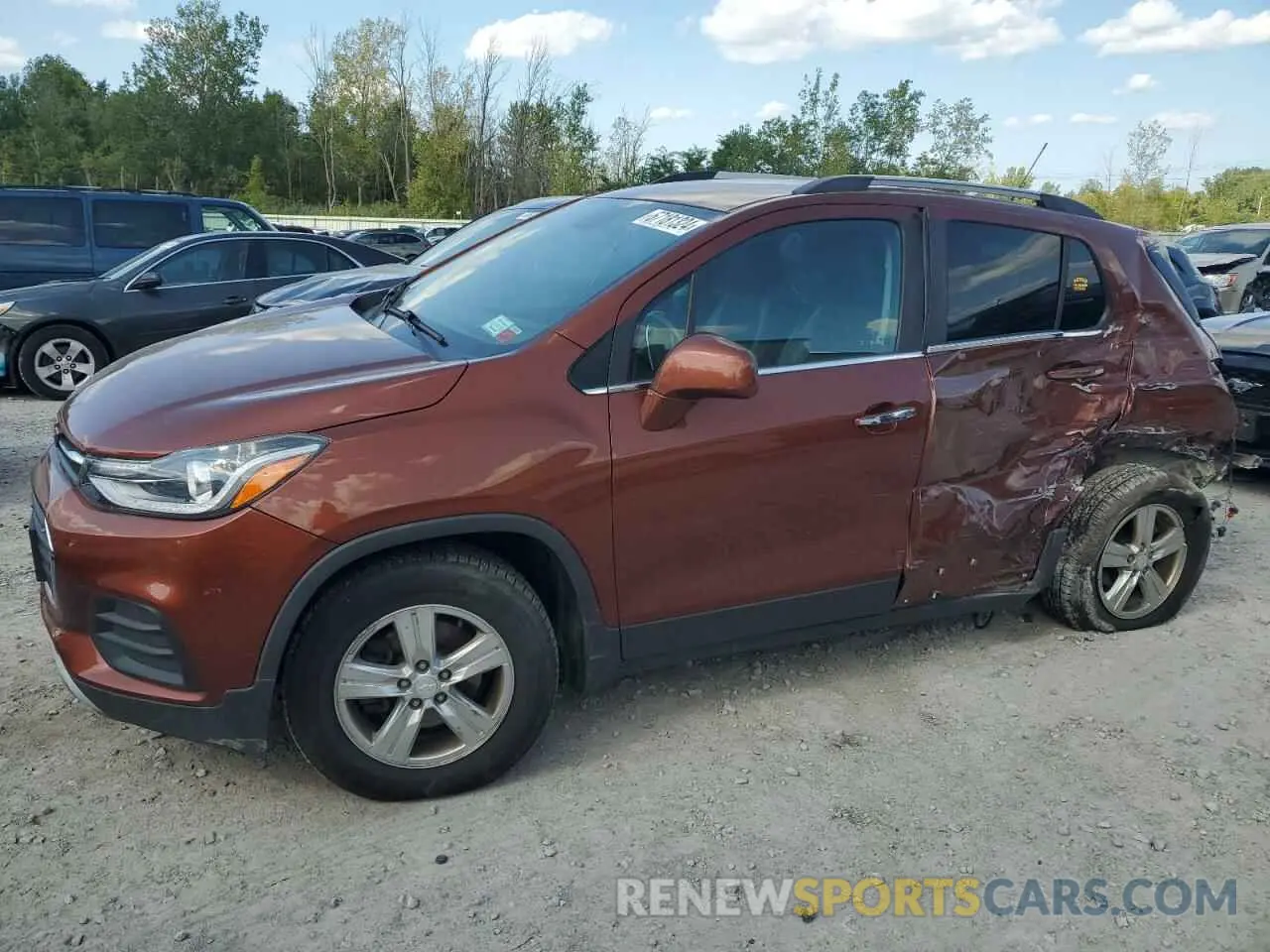 1 Photograph of a damaged car 3GNCJPSB5KL239185 CHEVROLET TRAX 2019