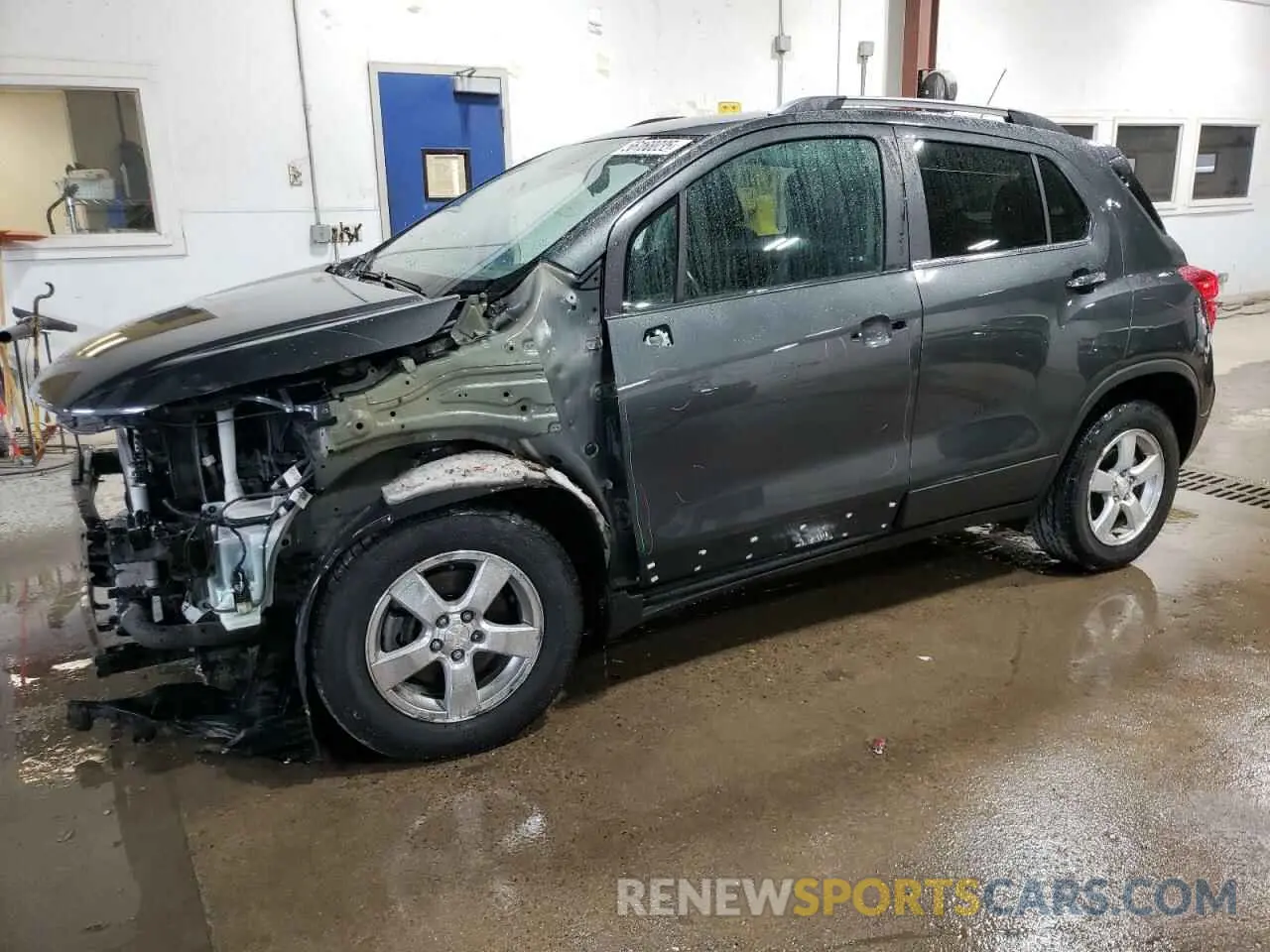 1 Photograph of a damaged car 3GNCJPSB6KL387393 CHEVROLET TRAX 2019