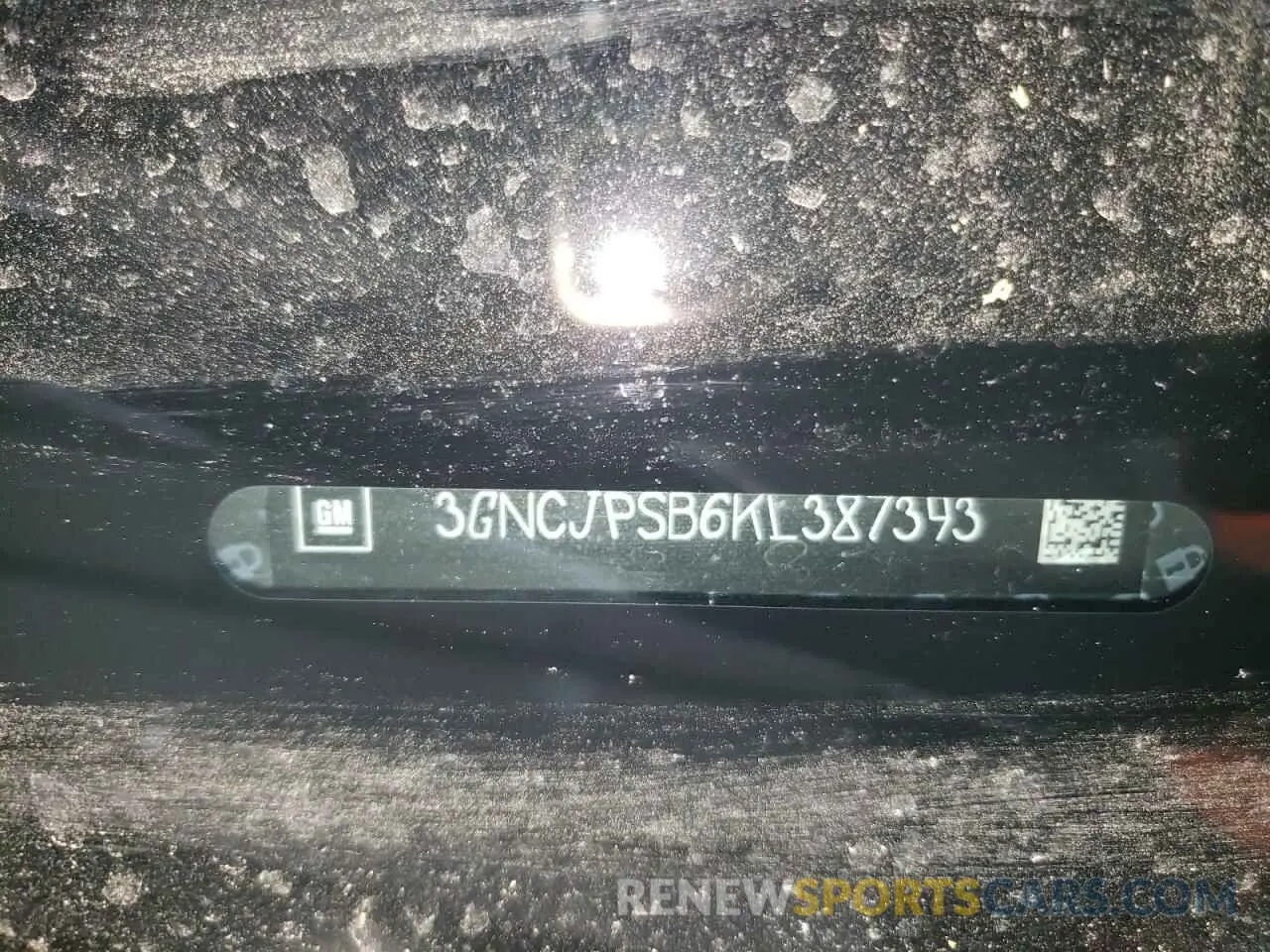 13 Photograph of a damaged car 3GNCJPSB6KL387393 CHEVROLET TRAX 2019