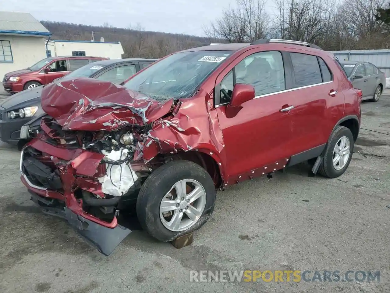 1 Photograph of a damaged car 3GNCJPSB9KL189505 CHEVROLET TRAX 2019