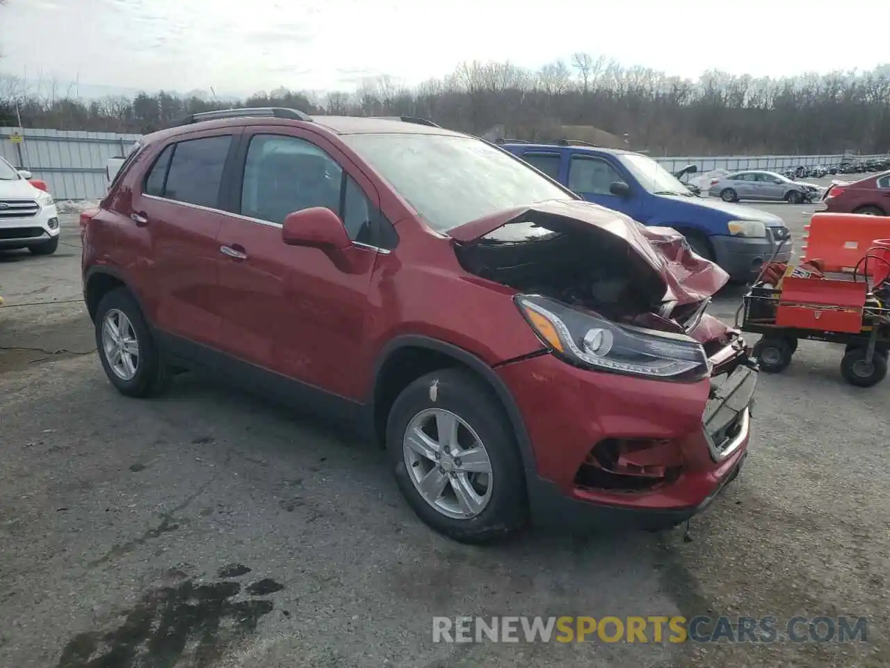 4 Photograph of a damaged car 3GNCJPSB9KL189505 CHEVROLET TRAX 2019