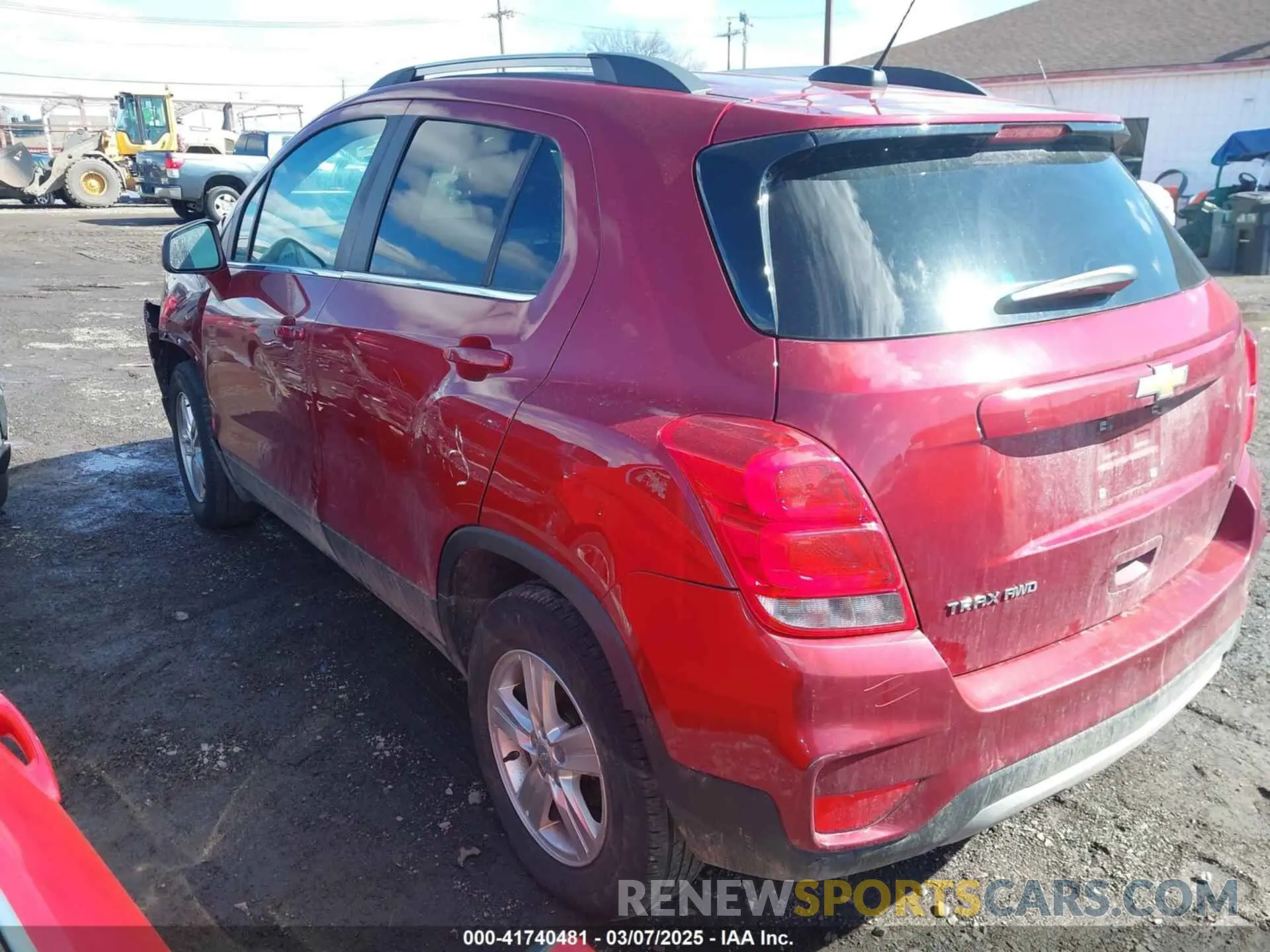 3 Photograph of a damaged car 3GNCJPSBXKL367504 CHEVROLET TRAX 2019