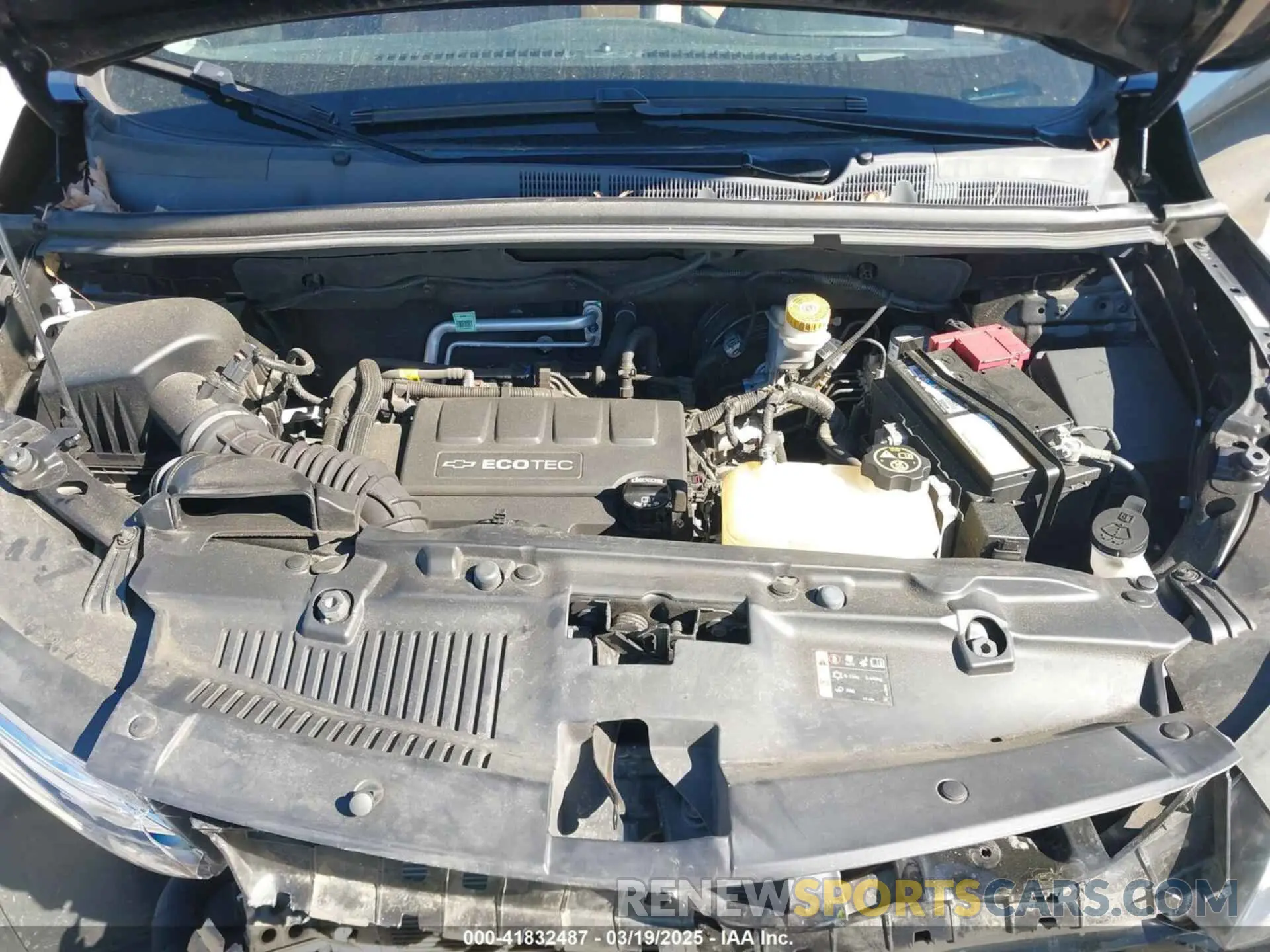 10 Photograph of a damaged car 3GNCJRSB9KL192318 CHEVROLET TRAX 2019