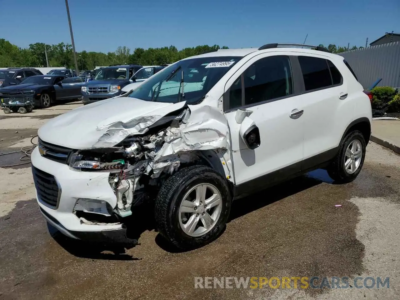 1 Photograph of a damaged car KL7CJLSB0KB811053 CHEVROLET TRAX 2019