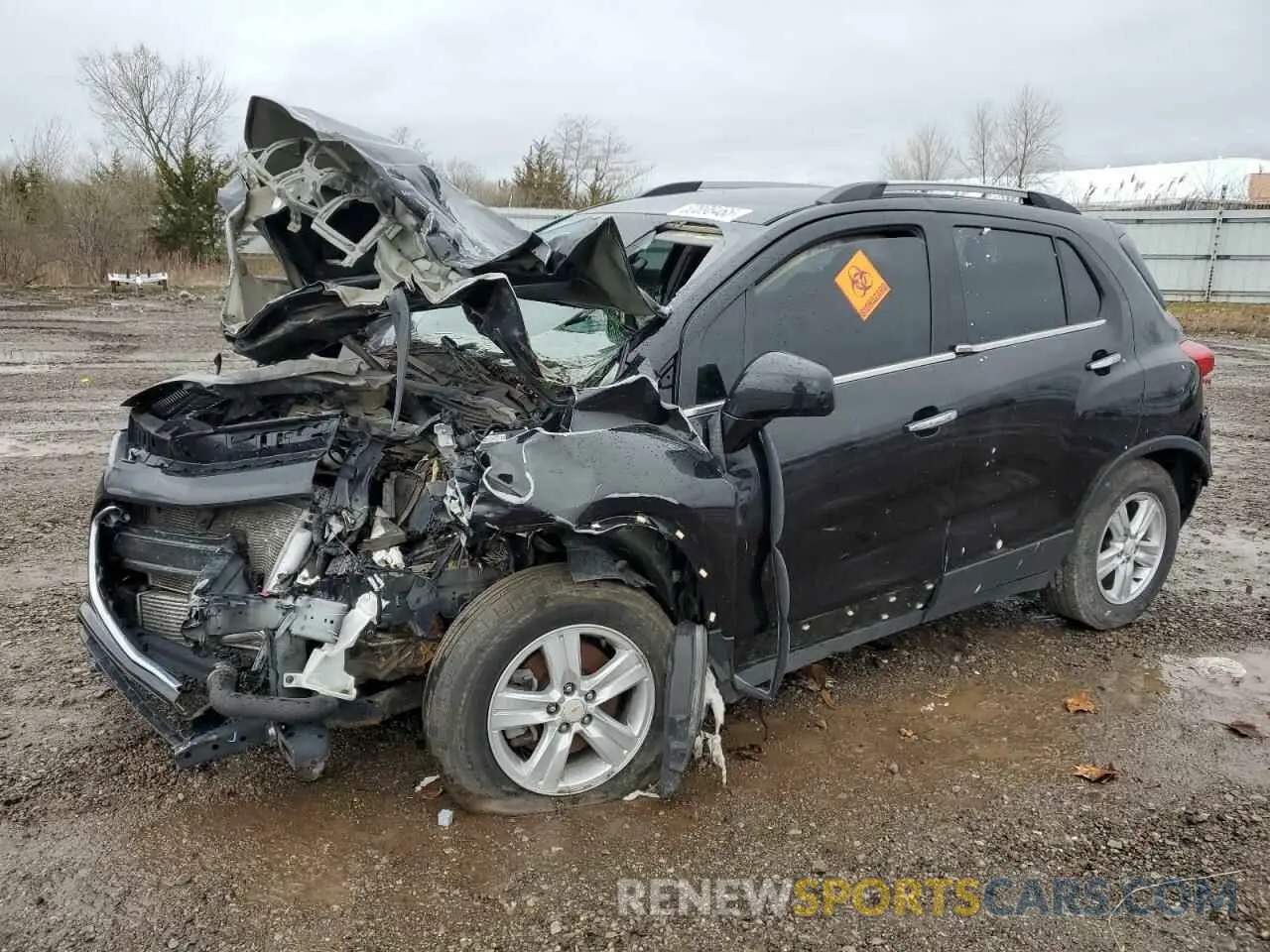 1 Photograph of a damaged car KL7CJLSB0KB944329 CHEVROLET TRAX 2019