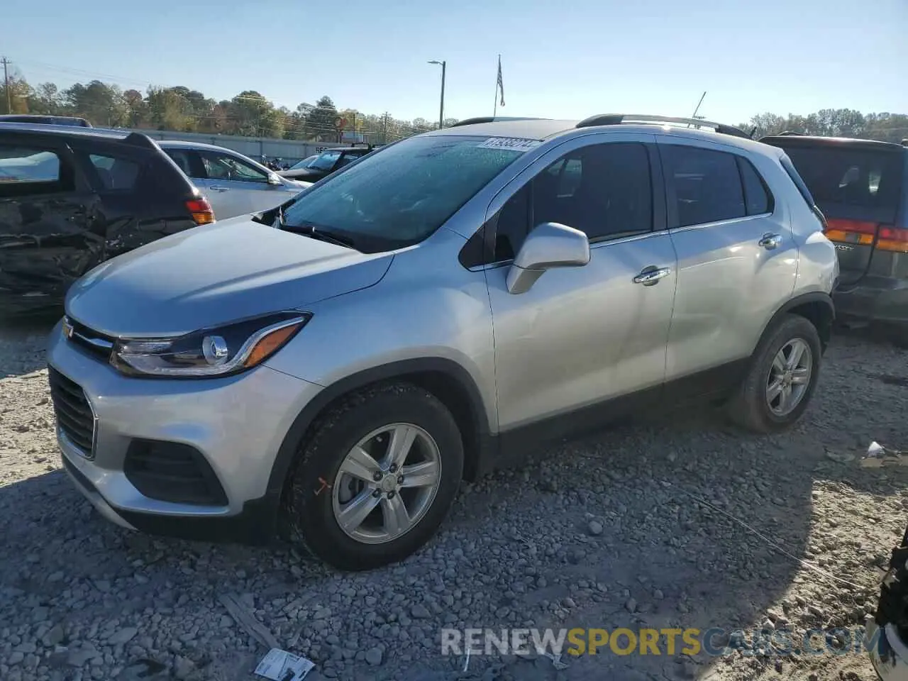 1 Photograph of a damaged car KL7CJLSB1KB841355 CHEVROLET TRAX 2019