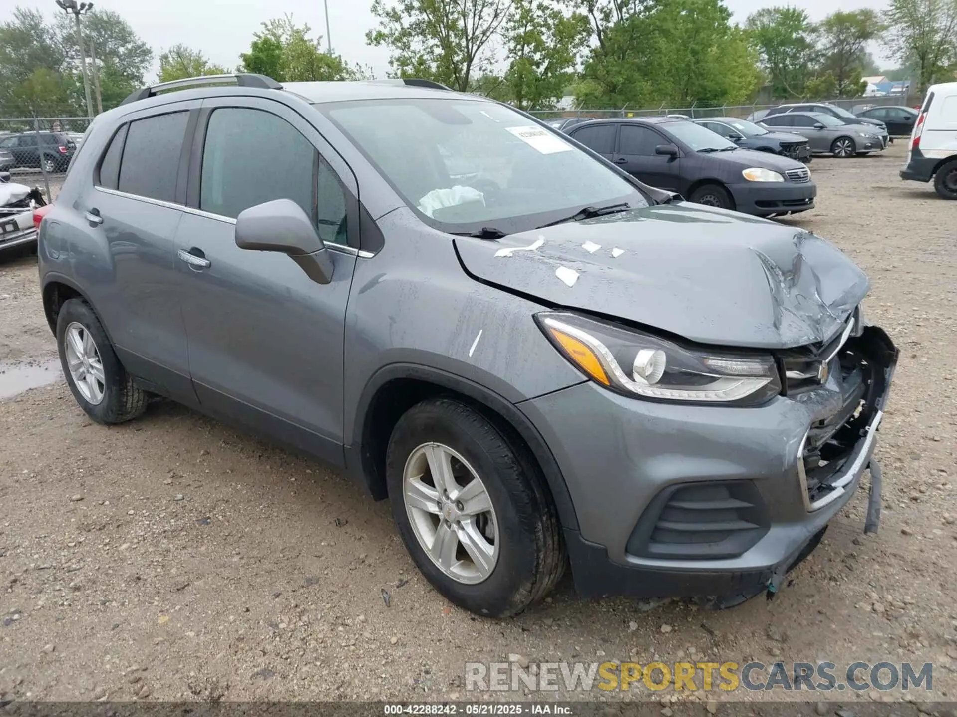 1 Photograph of a damaged car KL7CJLSB1KB877160 CHEVROLET TRAX 2019