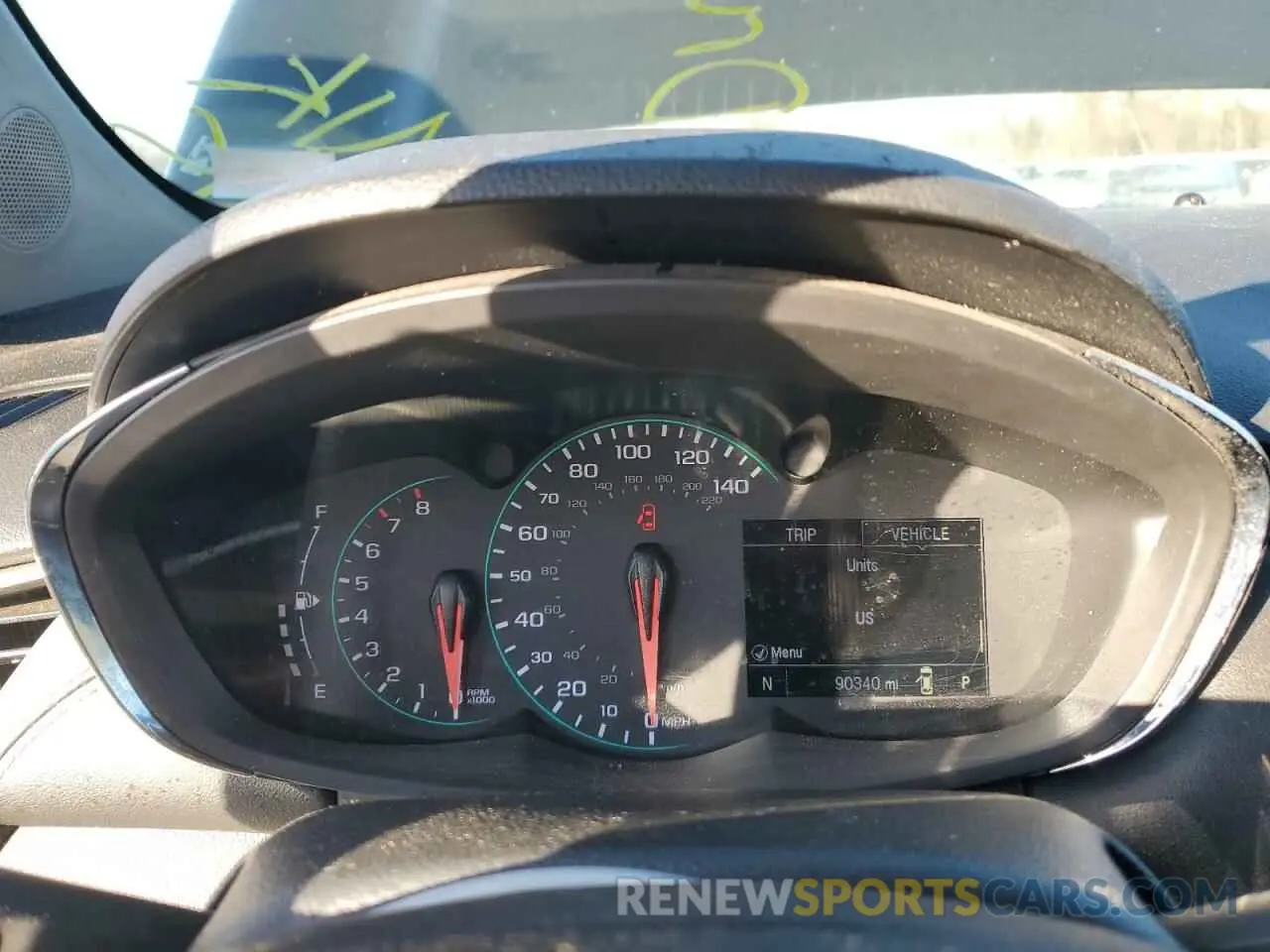 9 Photograph of a damaged car KL7CJLSB2KB789850 CHEVROLET TRAX 2019