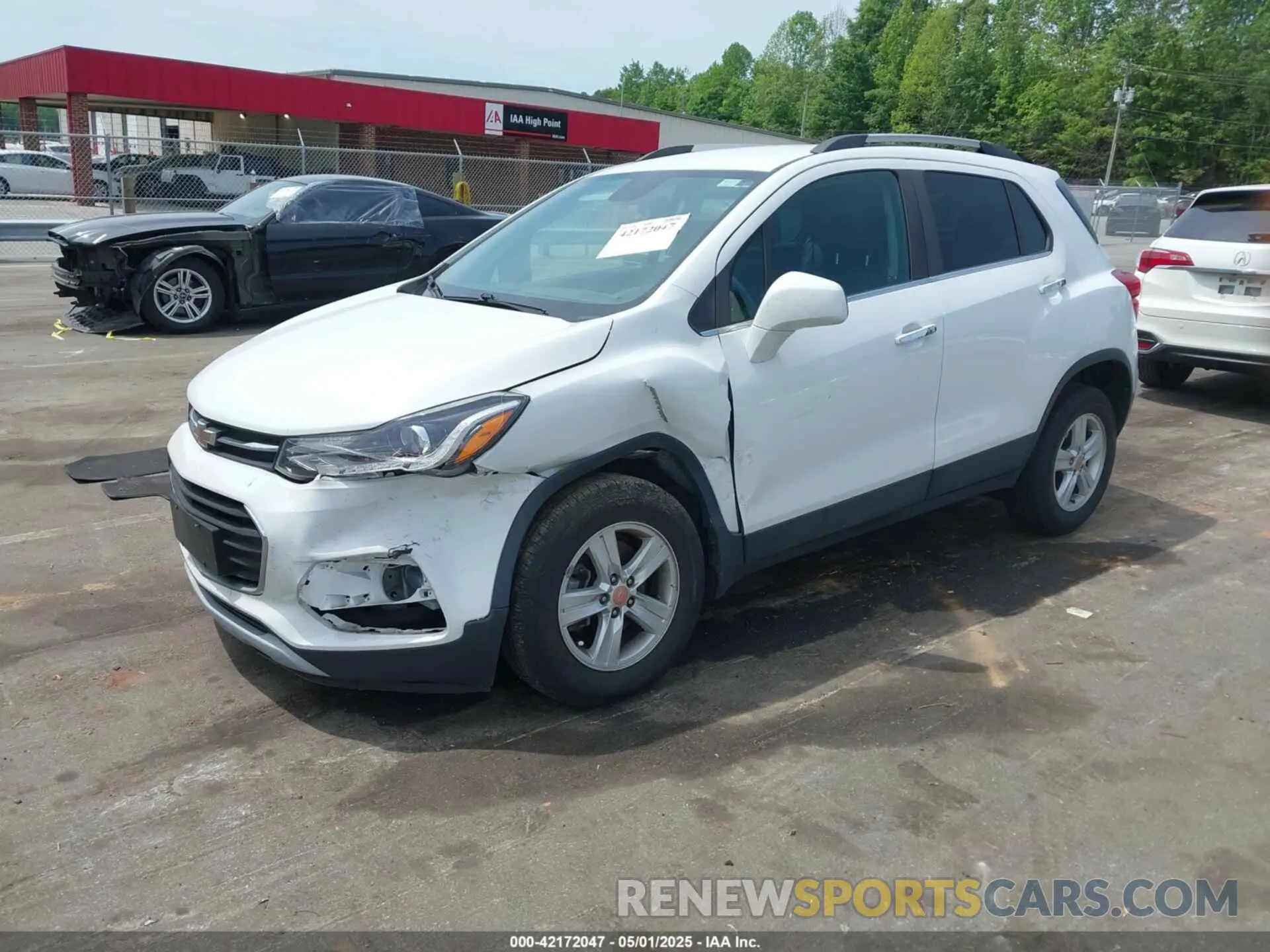 2 Photograph of a damaged car KL7CJLSB3KB873868 CHEVROLET TRAX 2019