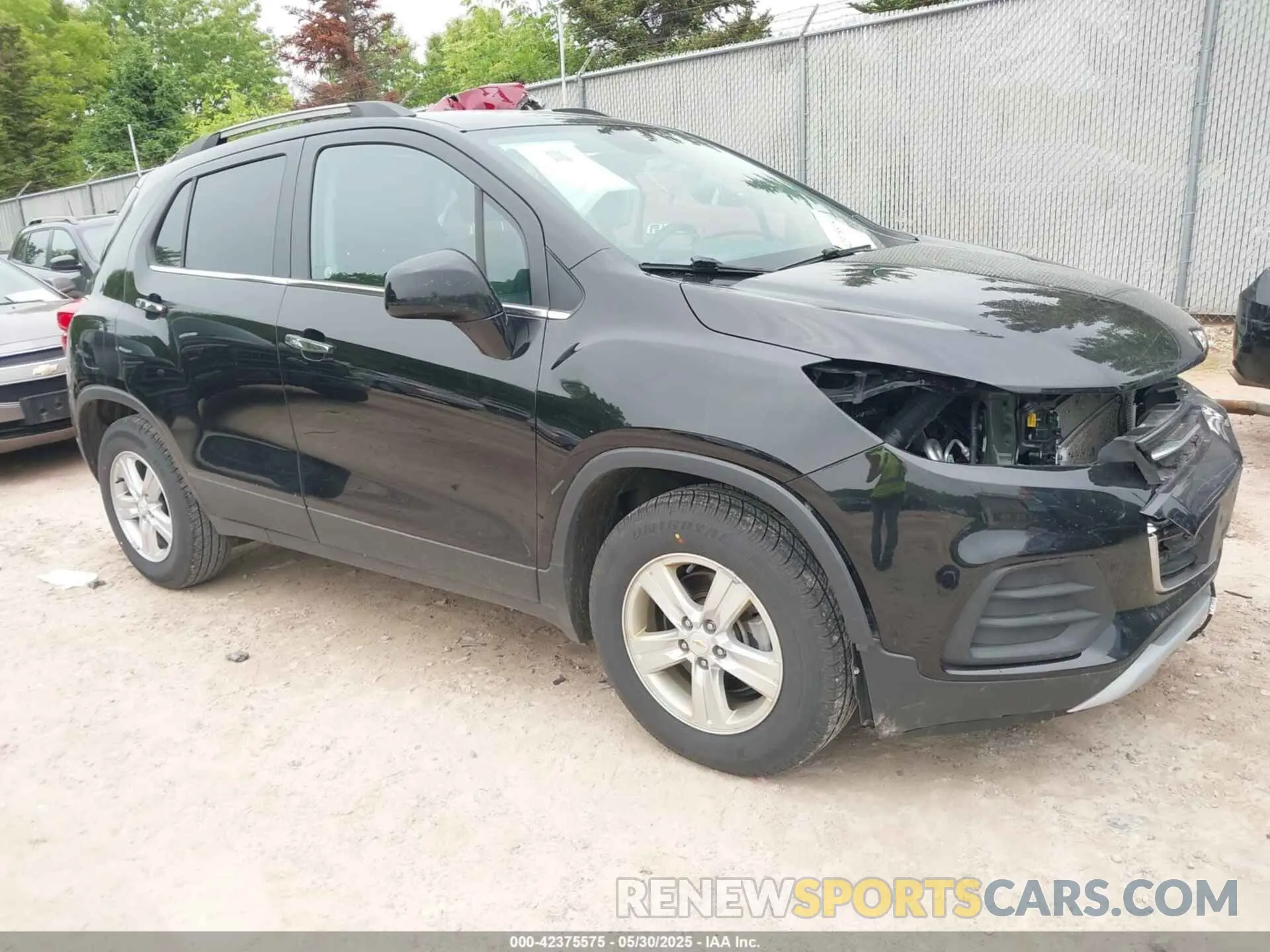1 Photograph of a damaged car KL7CJLSB5KB819536 CHEVROLET TRAX 2019