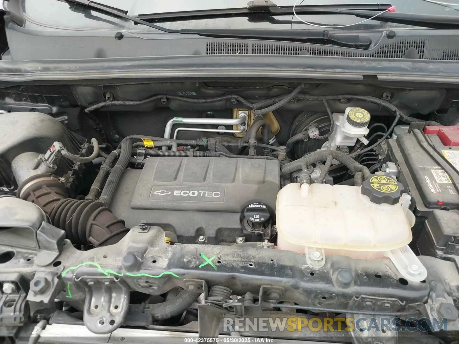 10 Photograph of a damaged car KL7CJLSB5KB819536 CHEVROLET TRAX 2019