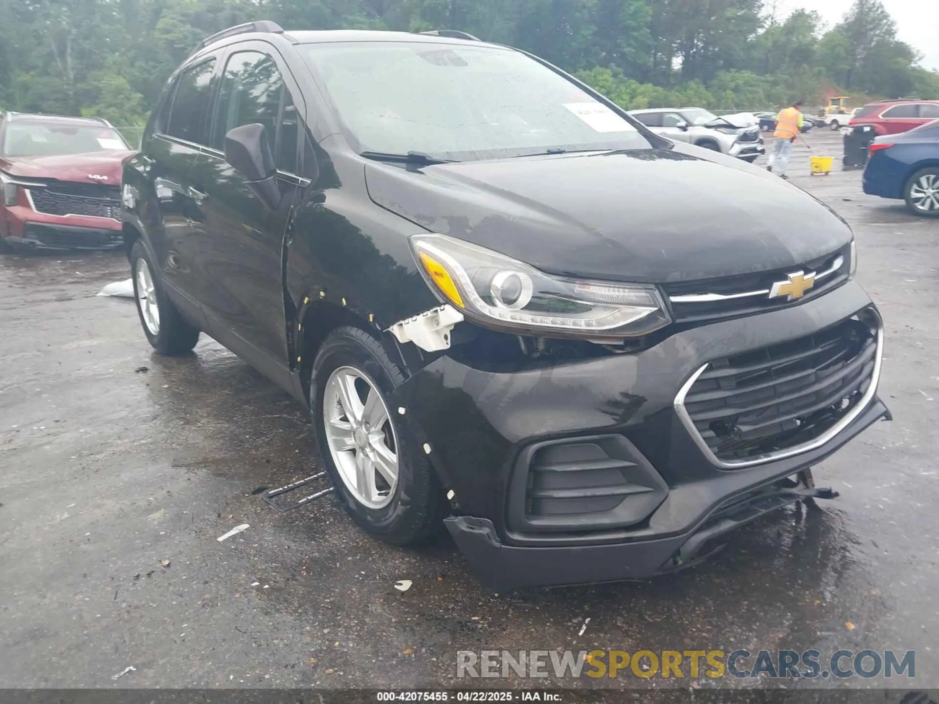 1 Photograph of a damaged car KL7CJLSB6KB734267 CHEVROLET TRAX 2019
