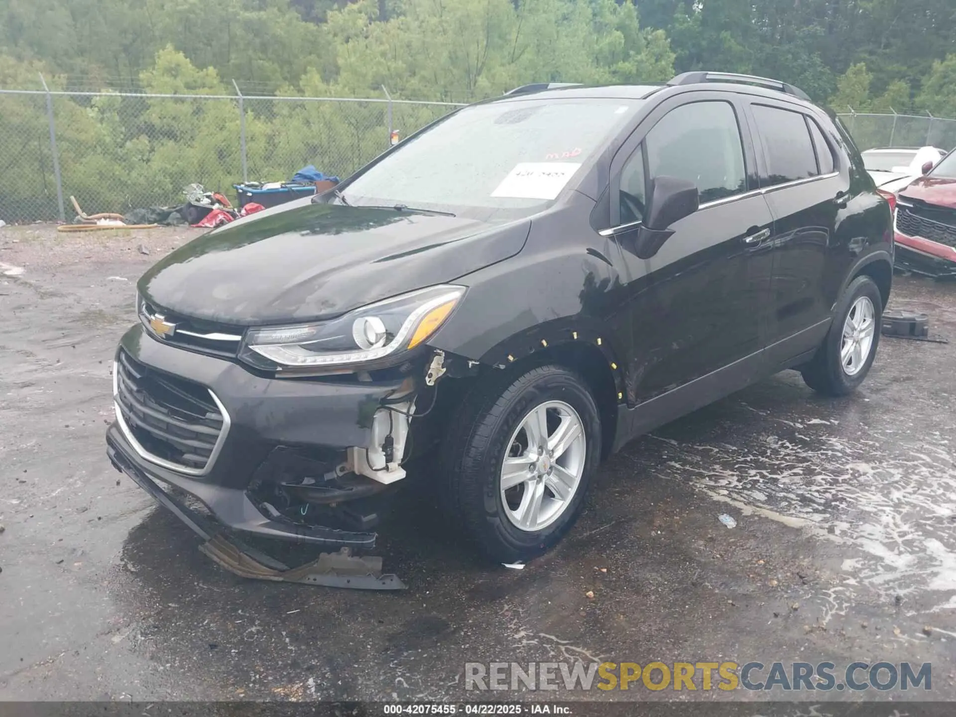 2 Photograph of a damaged car KL7CJLSB6KB734267 CHEVROLET TRAX 2019