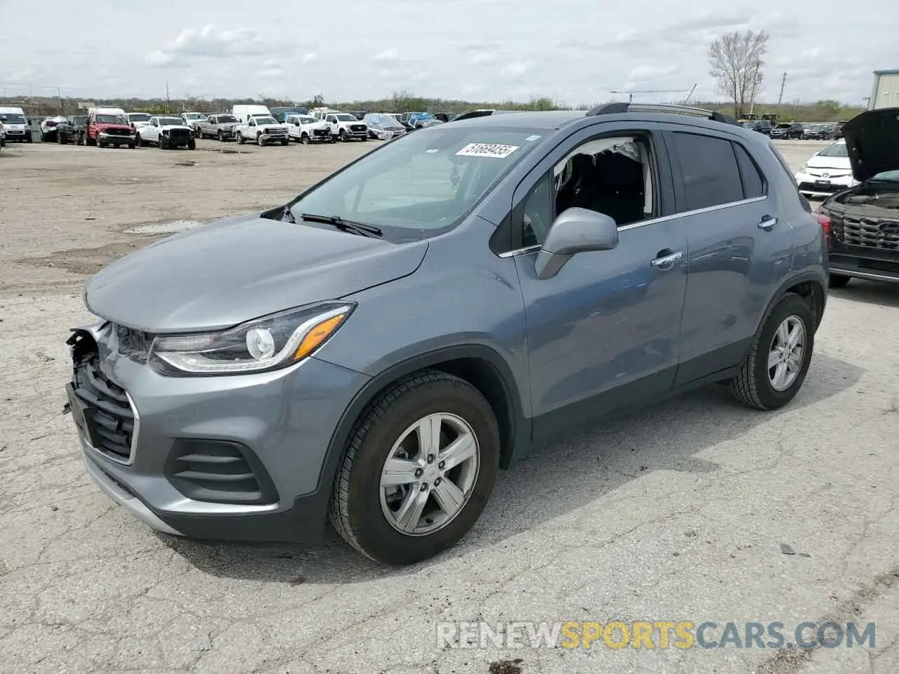 1 Photograph of a damaged car KL7CJLSB7KB921128 CHEVROLET TRAX 2019
